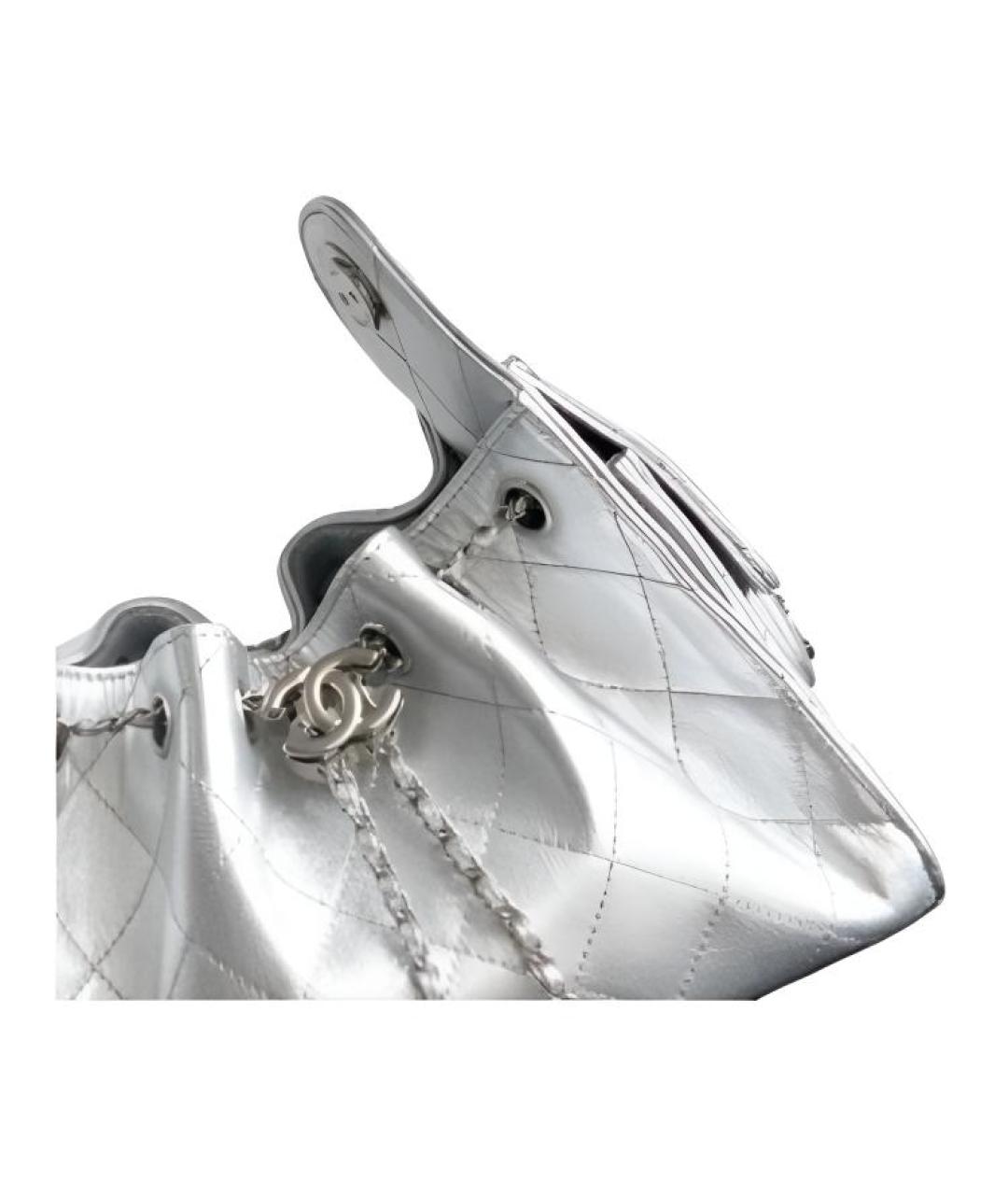 CHANEL Белая кожаная сумка через плечо, фото 4