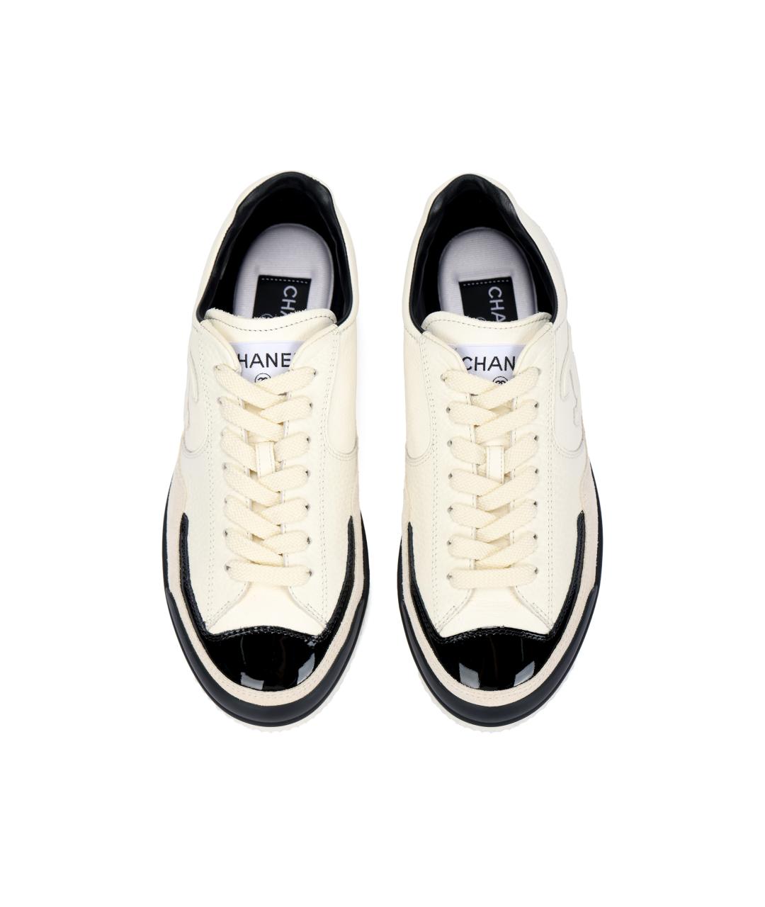 CHANEL Мульти кожаные кроссовки, фото 3