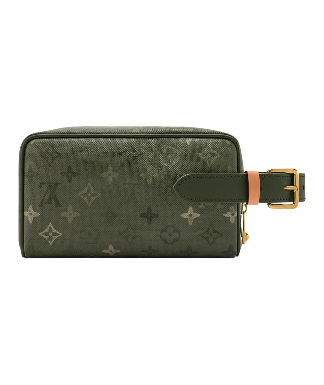 LOUIS VUITTON Зеленая барсетка, фото 3