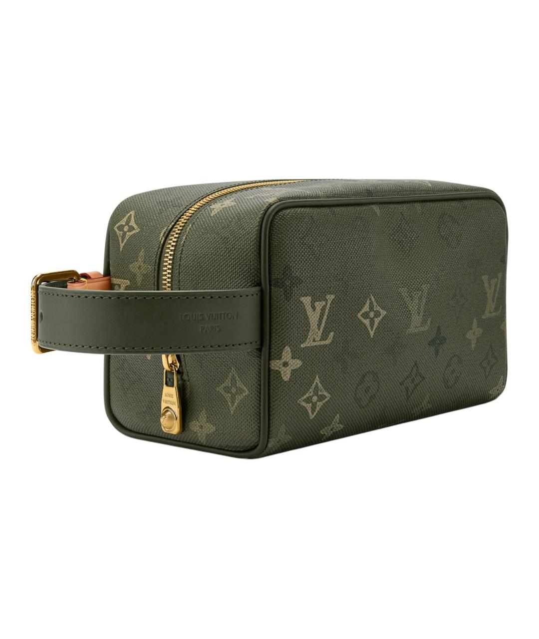 LOUIS VUITTON Зеленая барсетка, фото 2