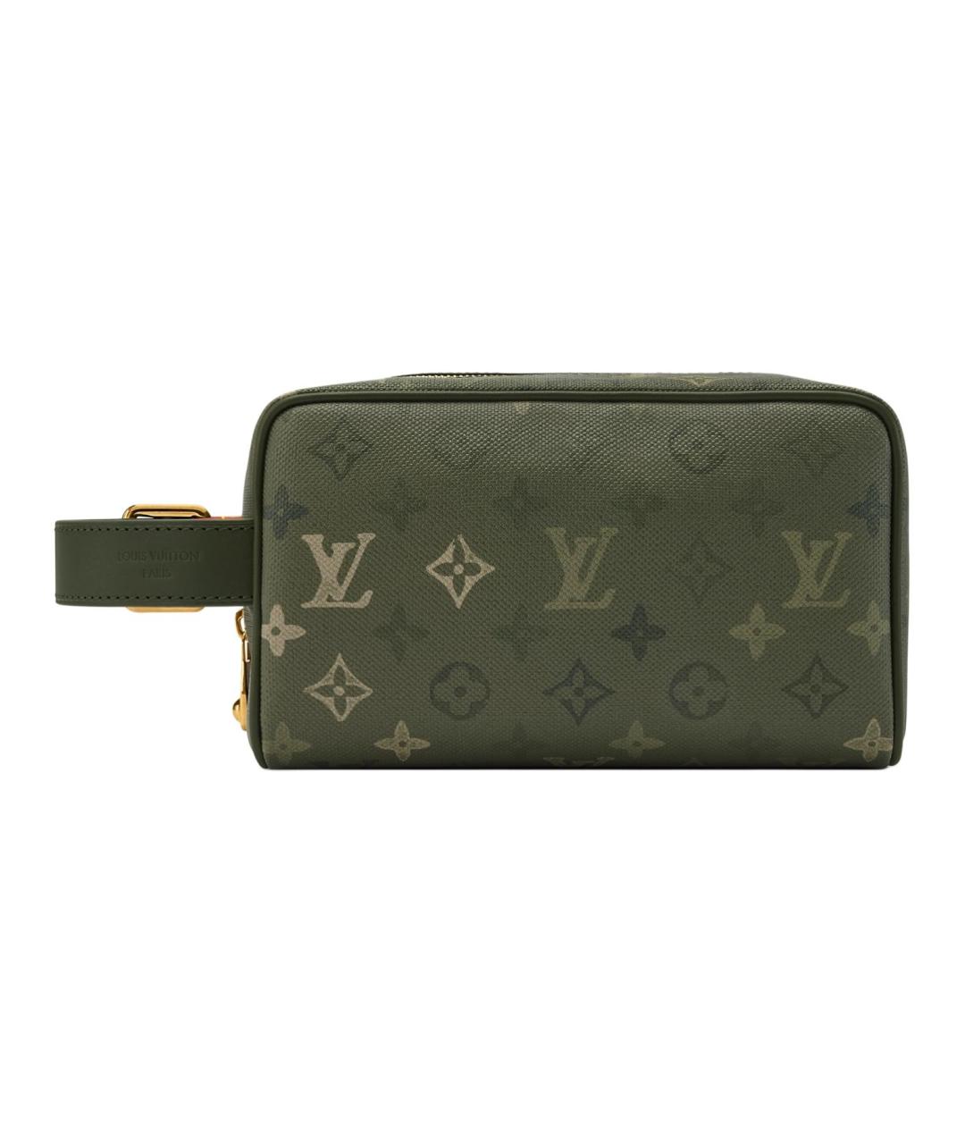 LOUIS VUITTON Зеленая барсетка, фото 1