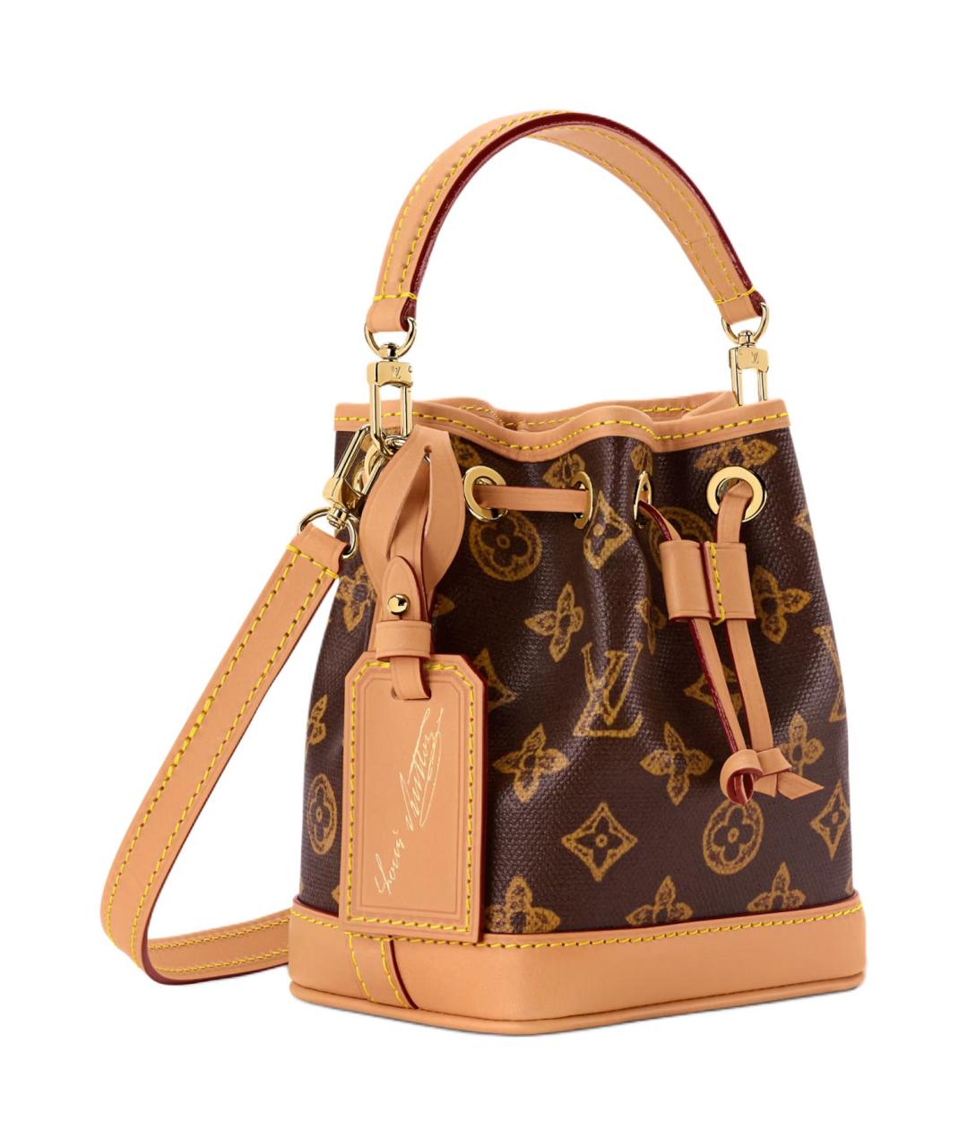 LOUIS VUITTON Коричневая сумка через плечо, фото 2