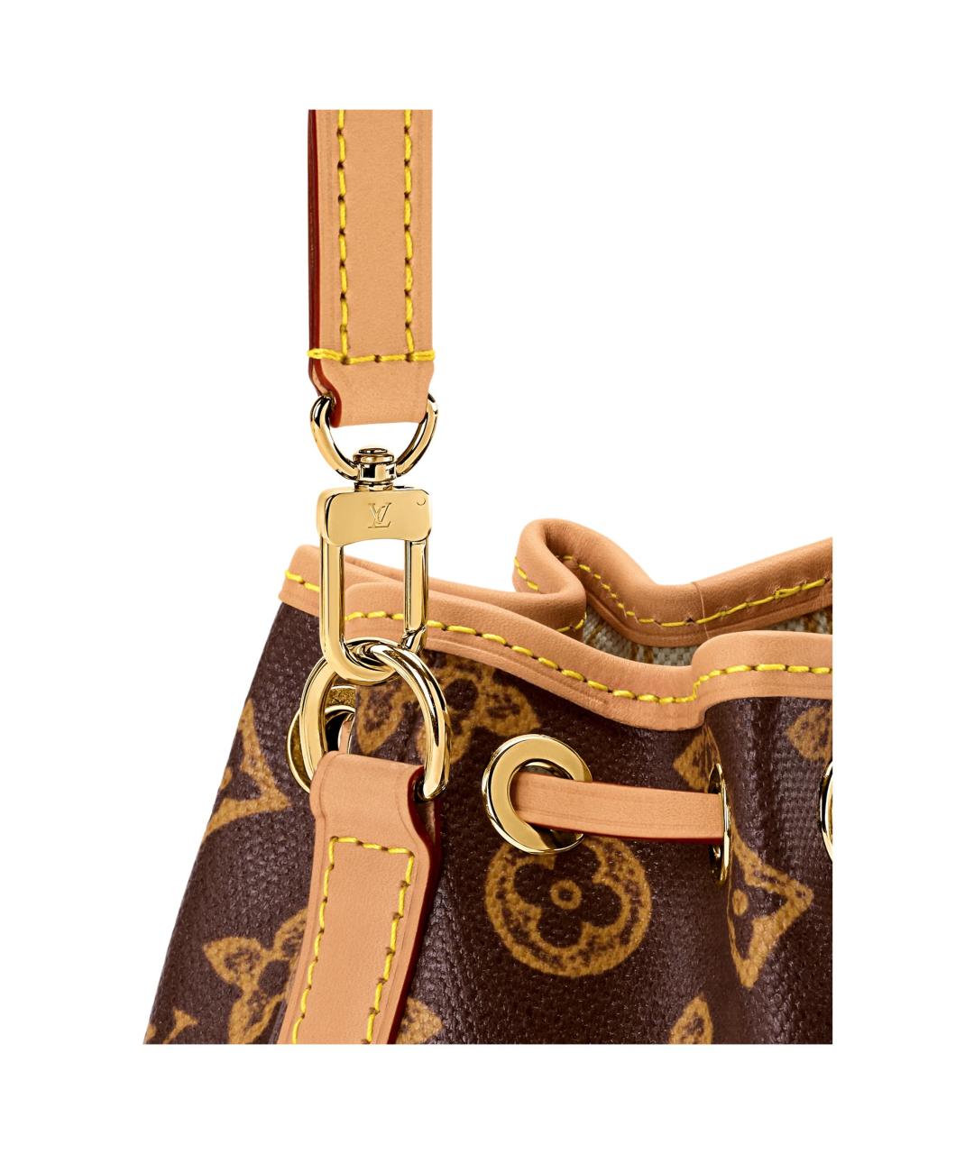 LOUIS VUITTON Коричневая сумка через плечо, фото 5