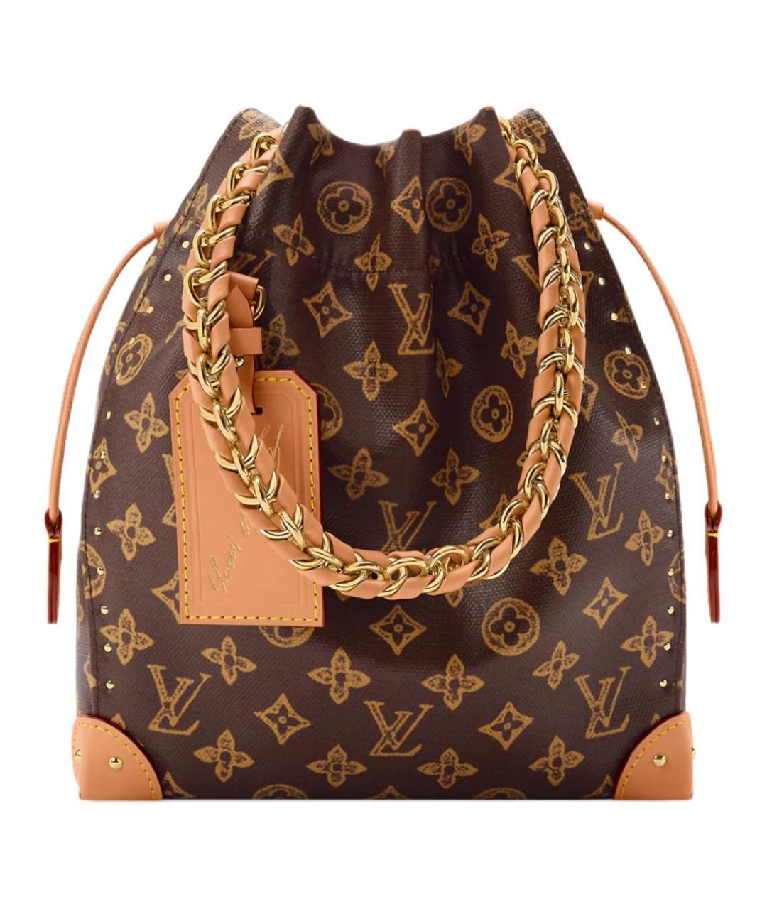 LOUIS VUITTON Коричневая сумка тоут, фото 1