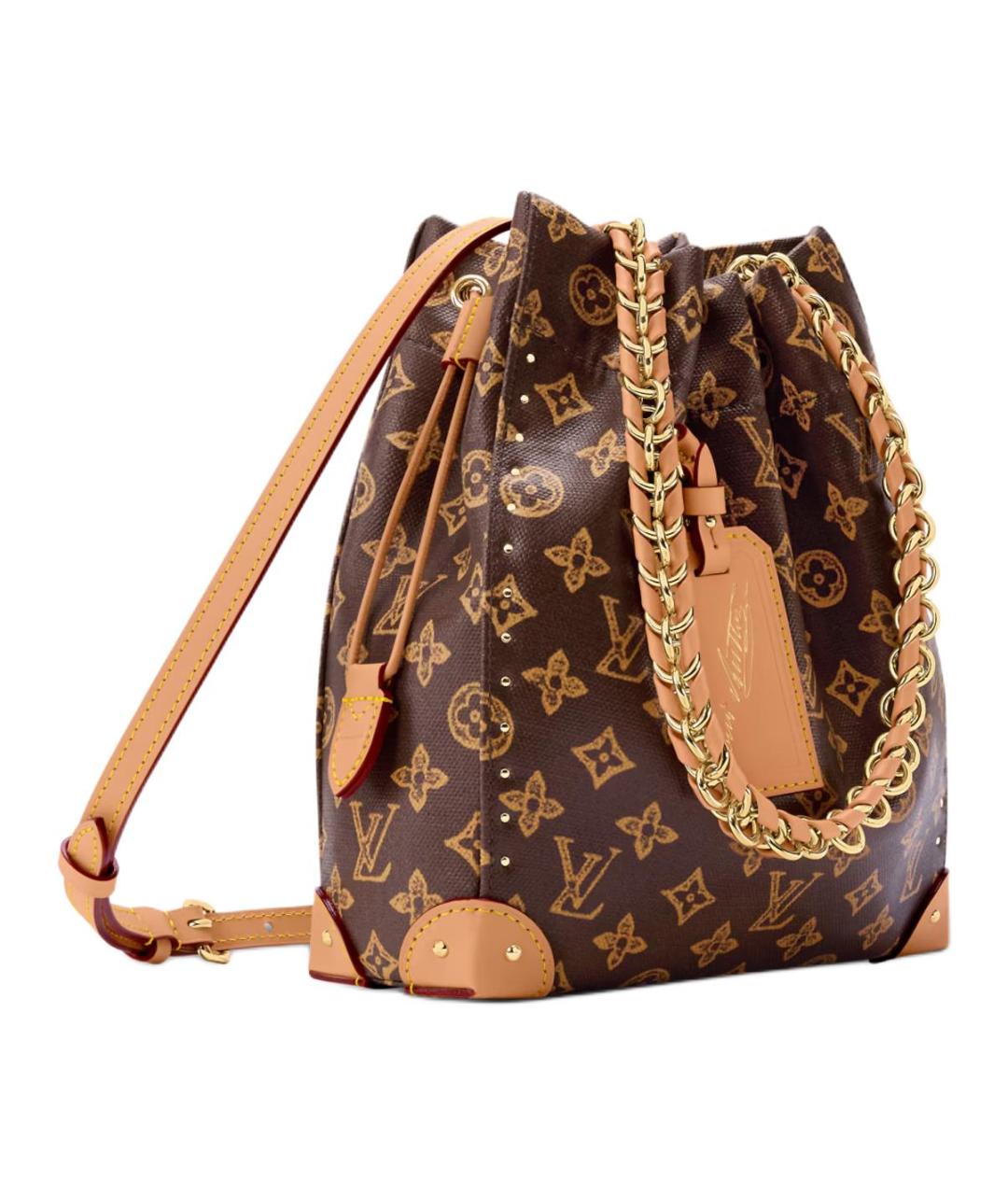 LOUIS VUITTON Коричневая сумка тоут, фото 2