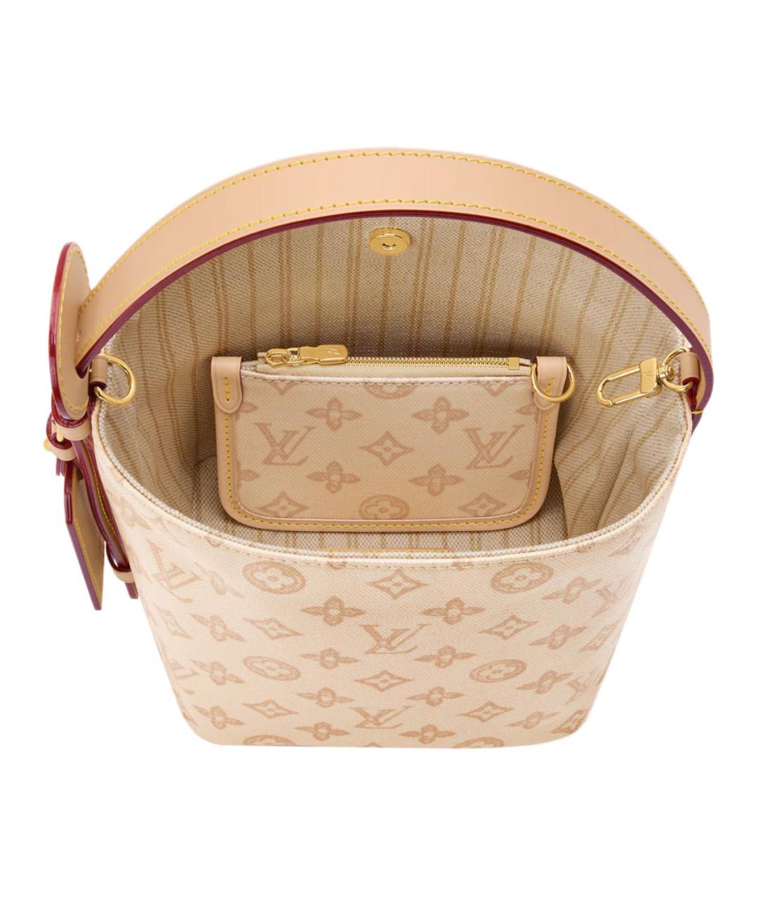 LOUIS VUITTON Бежевая сумка через плечо, фото 5