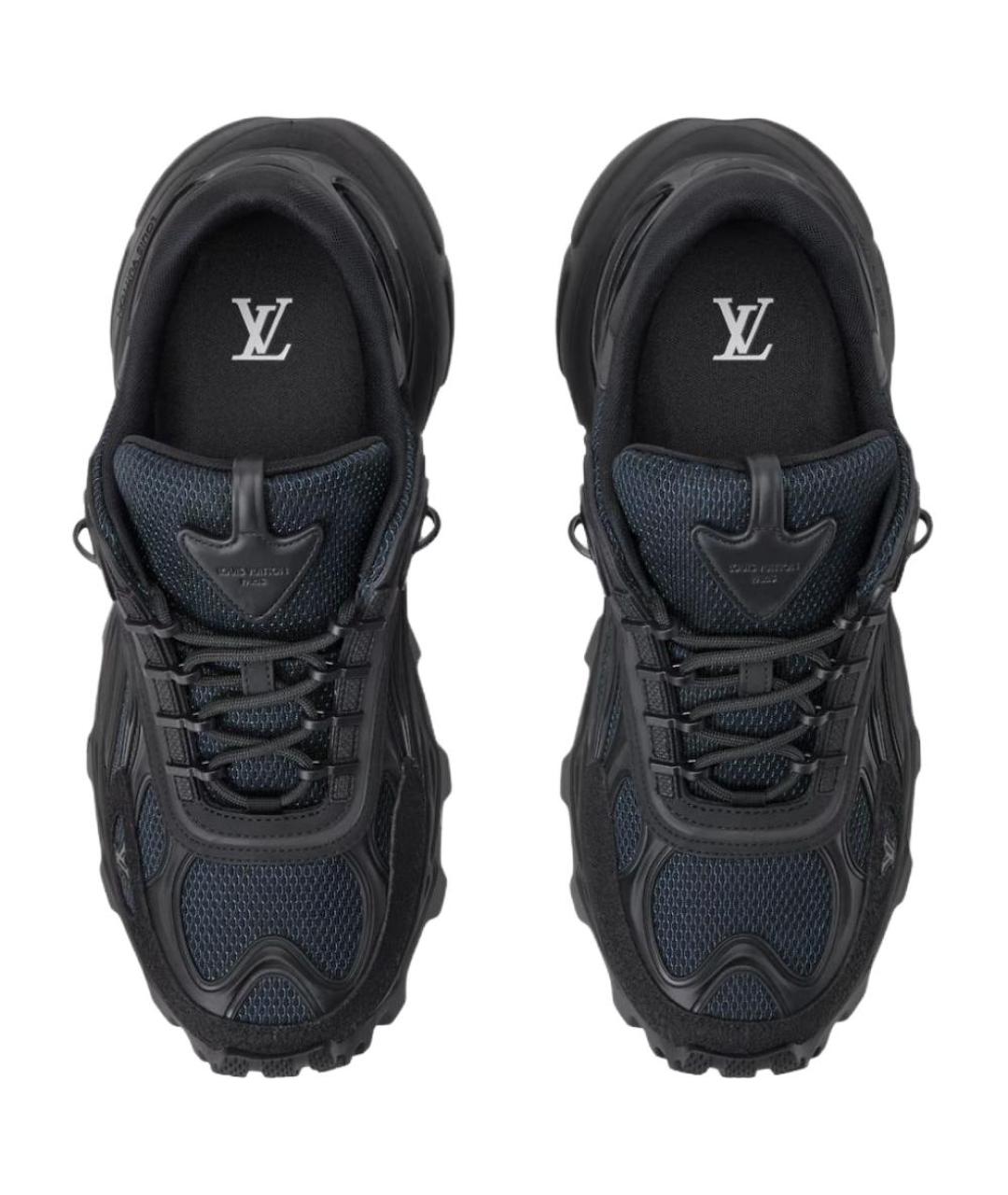 LOUIS VUITTON Черные высокие кроссовки / кеды, фото 4