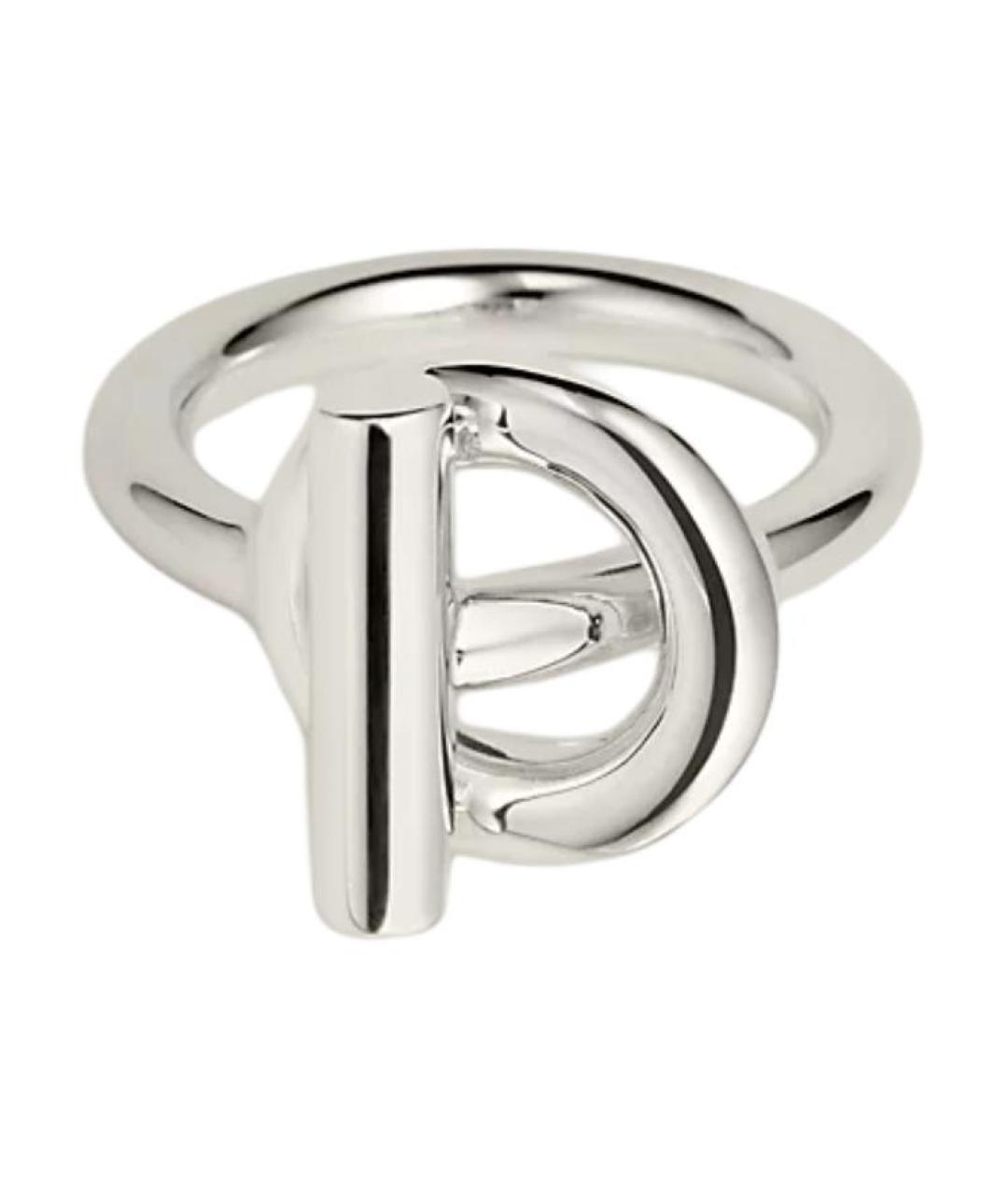 HERMES Серебряное серебряное кольцо, фото 1