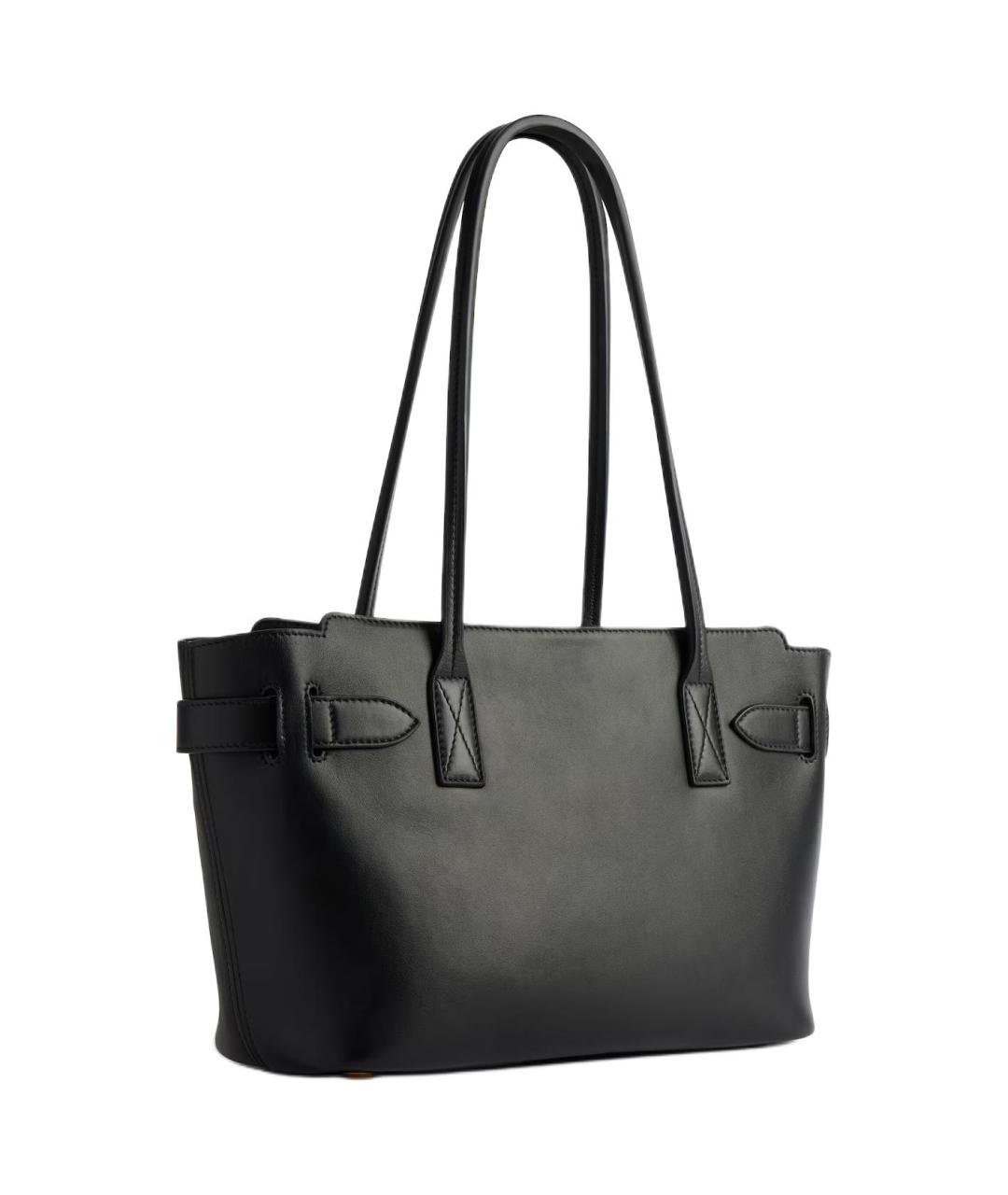 BALENCIAGA Черная кожаная сумка через плечо, фото 3