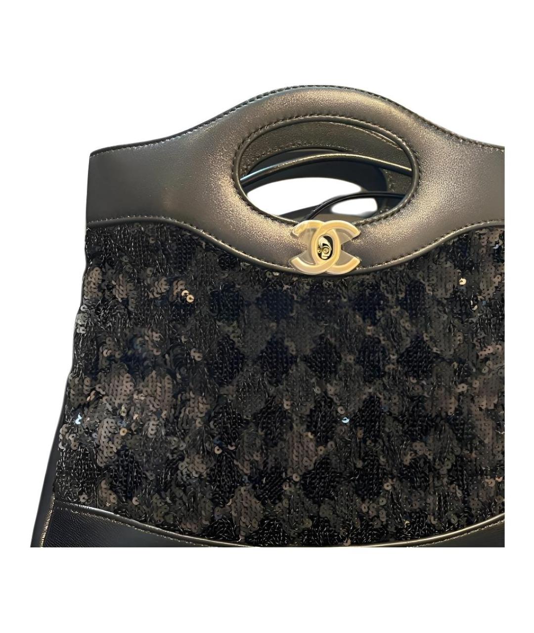 CHANEL Кожаная сумка с короткими ручками, фото 4