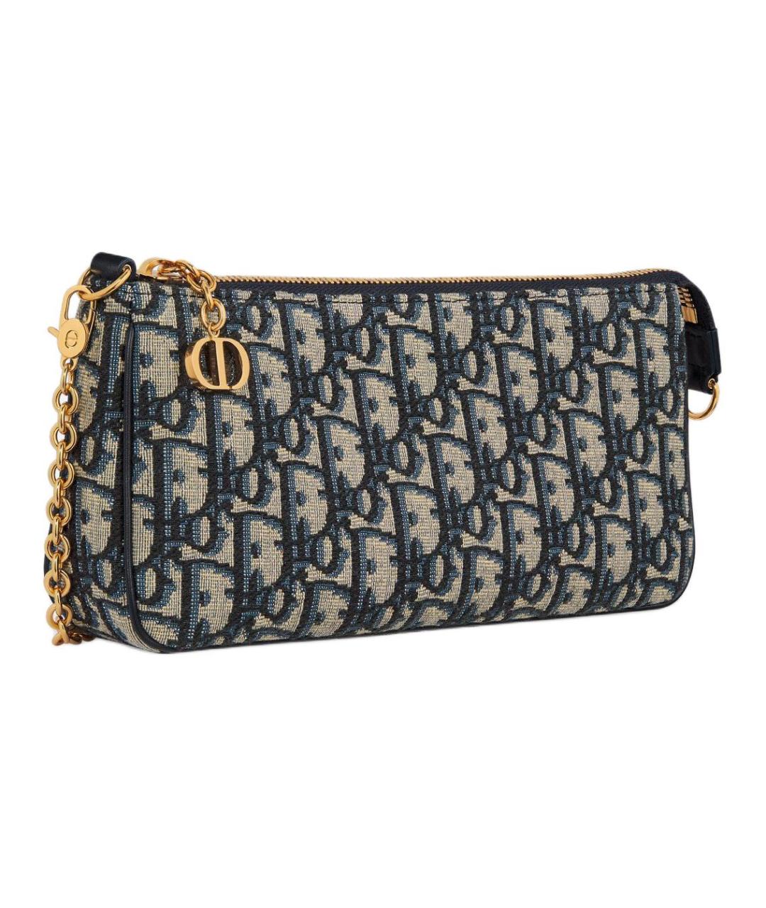 CHRISTIAN DIOR Темно-синяя сумка через плечо, фото 3