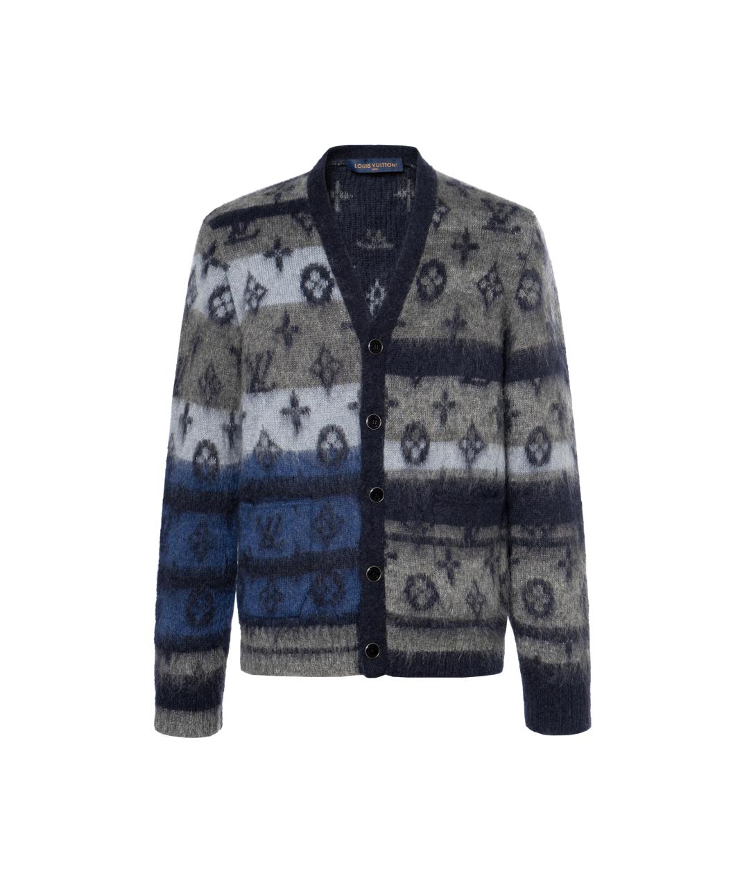 LOUIS VUITTON Синий джемпер / свитер, фото 1