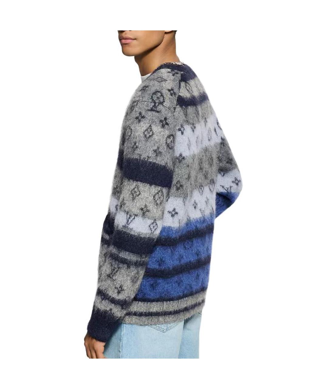 LOUIS VUITTON Синий джемпер / свитер, фото 4