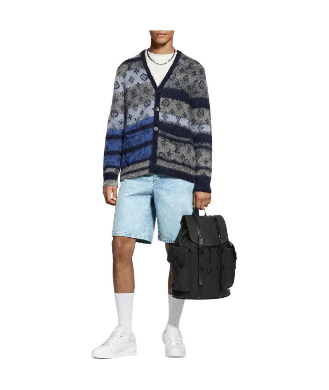 LOUIS VUITTON Синий джемпер / свитер, фото 5