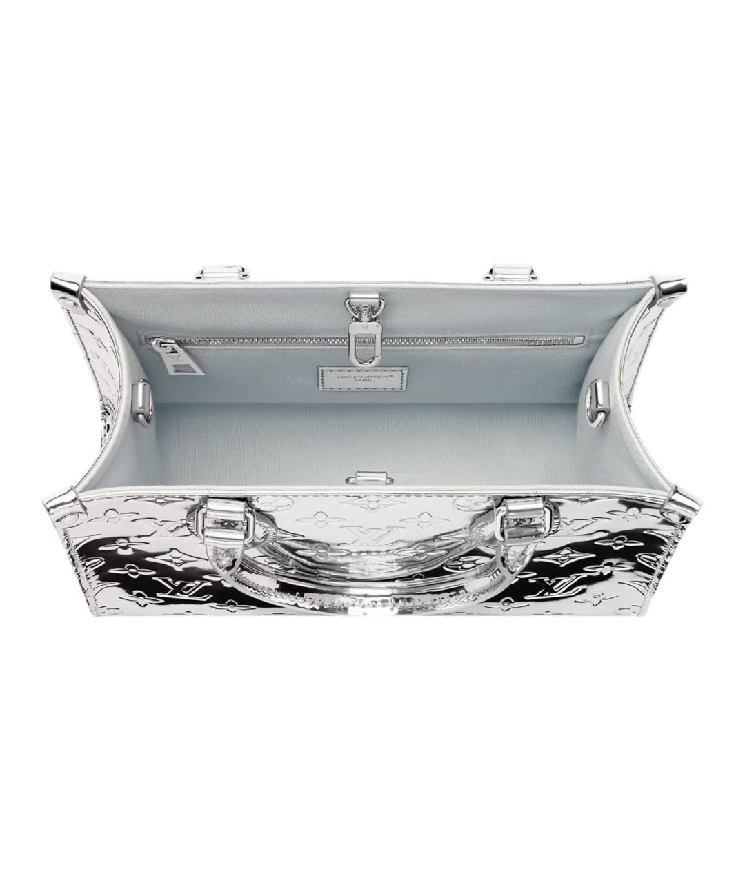 LOUIS VUITTON Серебряная сумка через плечо, фото 3