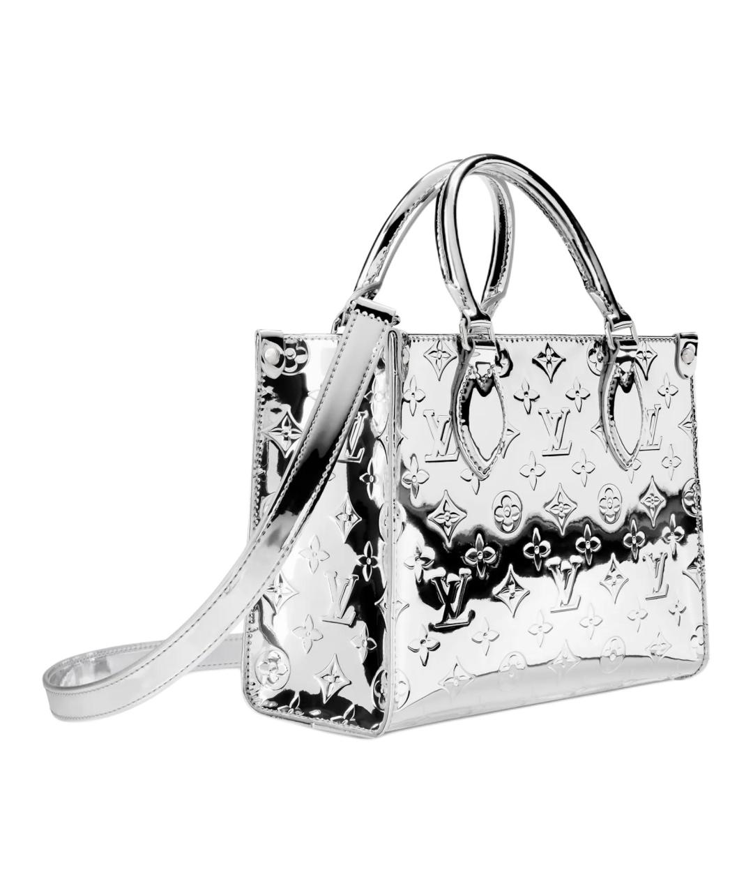 LOUIS VUITTON Серебряная сумка через плечо, фото 2