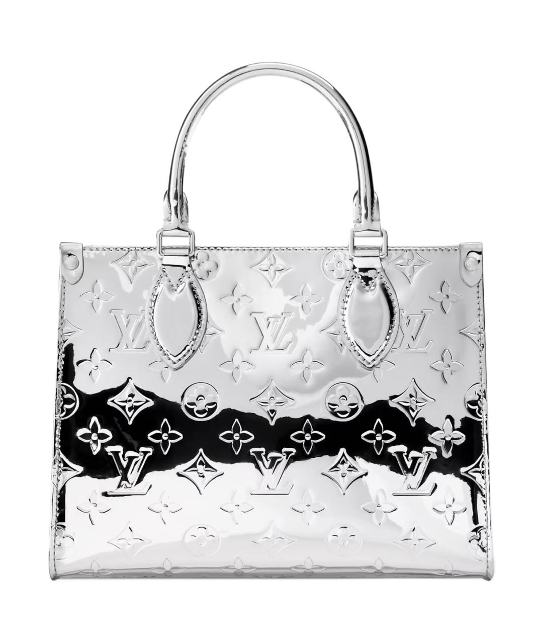 LOUIS VUITTON Серебряная сумка через плечо, фото 1