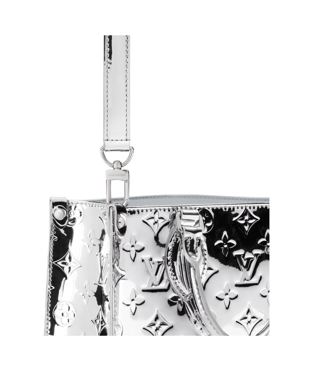 LOUIS VUITTON Серебряная сумка через плечо, фото 4