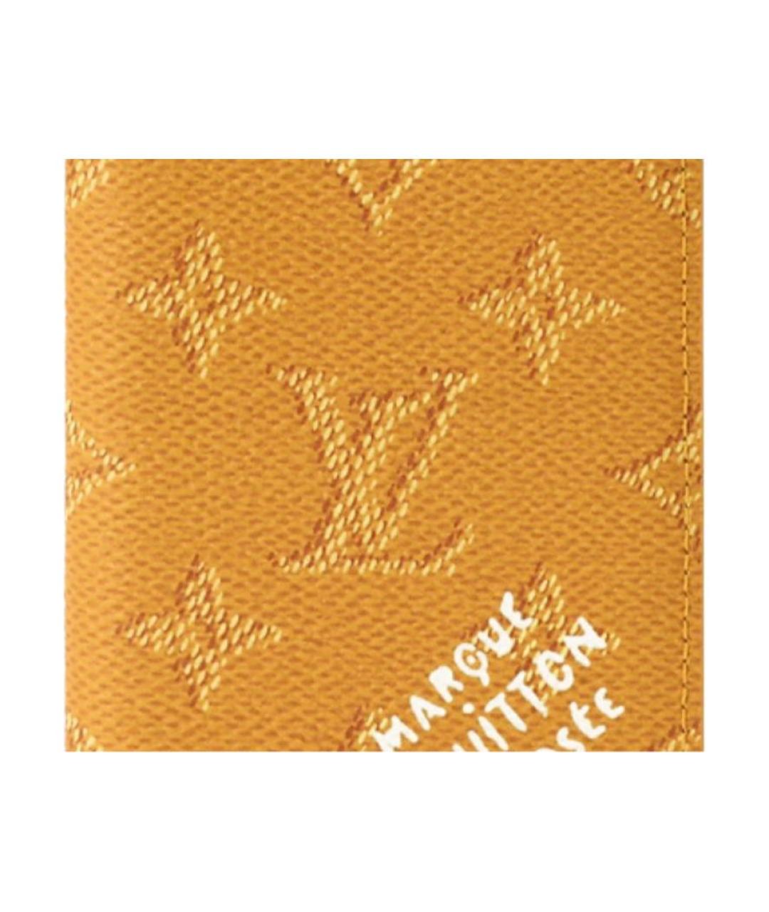 LOUIS VUITTON Желтый кардхолдер, фото 5