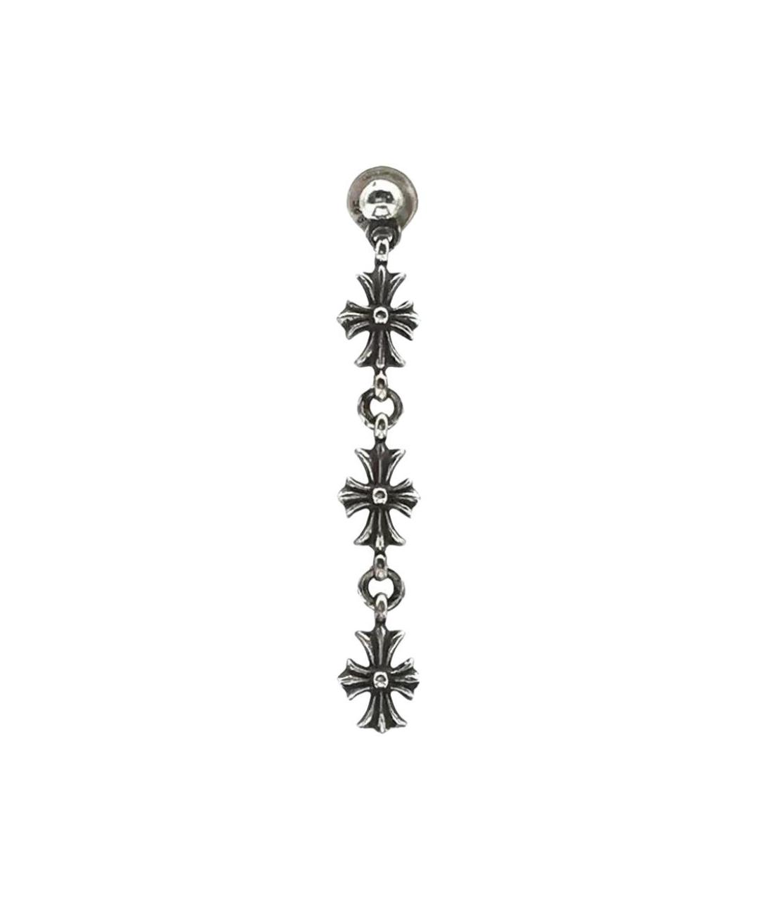 CHROME HEARTS Серебряные серебряные серьги, фото 1