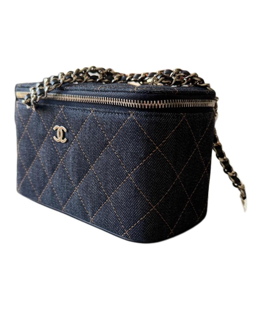 CHANEL Темно-синяя сумка через плечо, фото 2