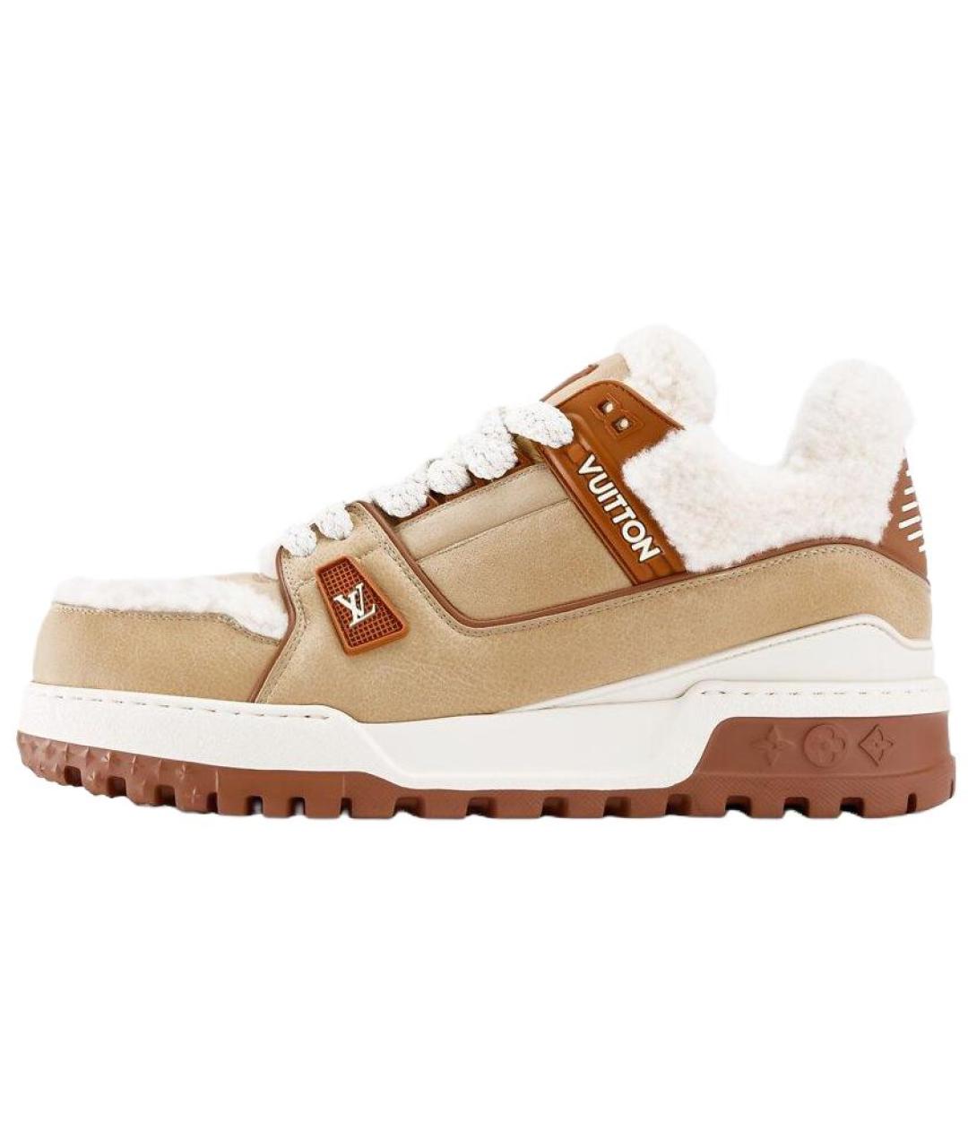 LOUIS VUITTON Бежевые кроссовки, фото 2