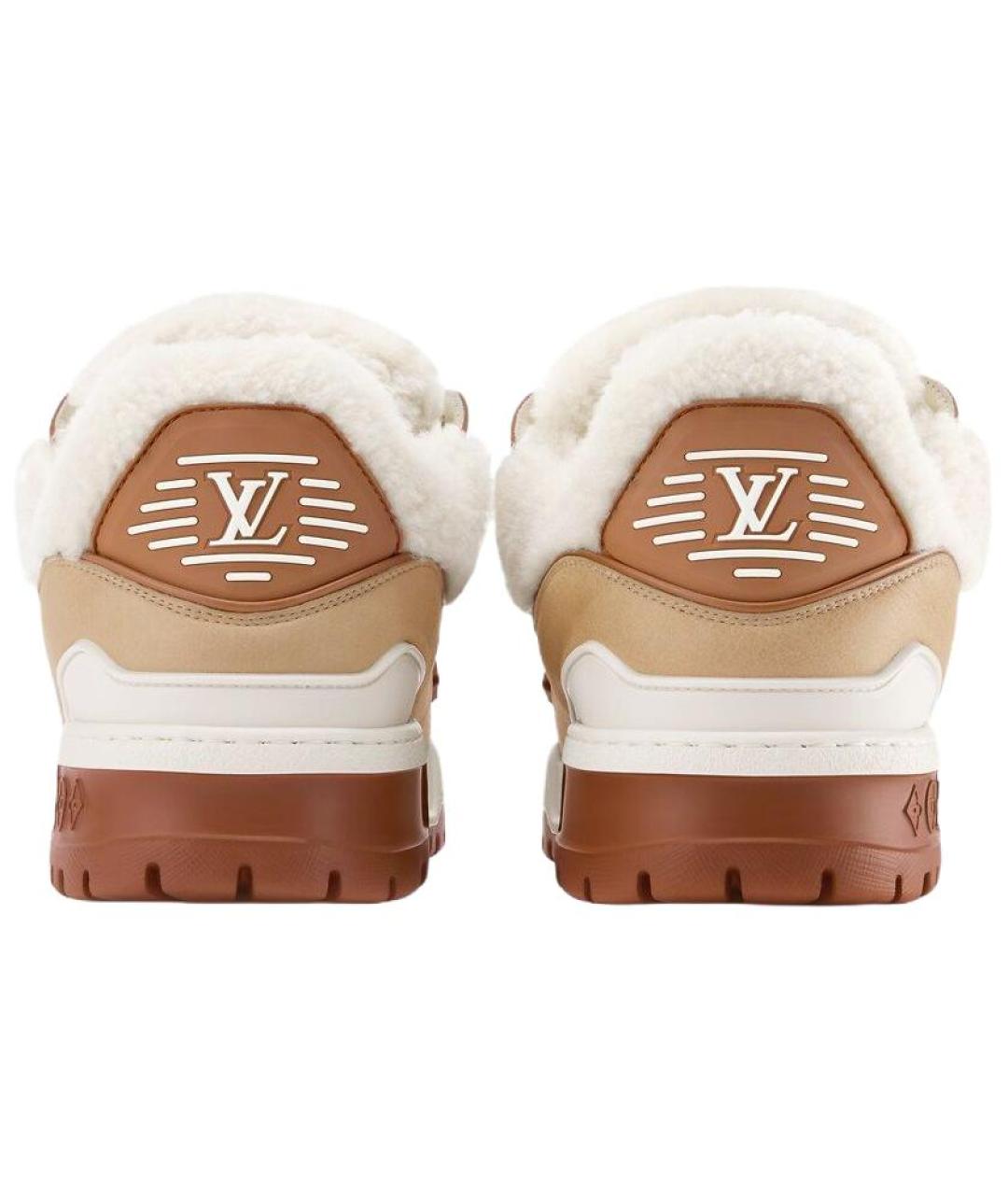 LOUIS VUITTON Бежевые кроссовки, фото 5