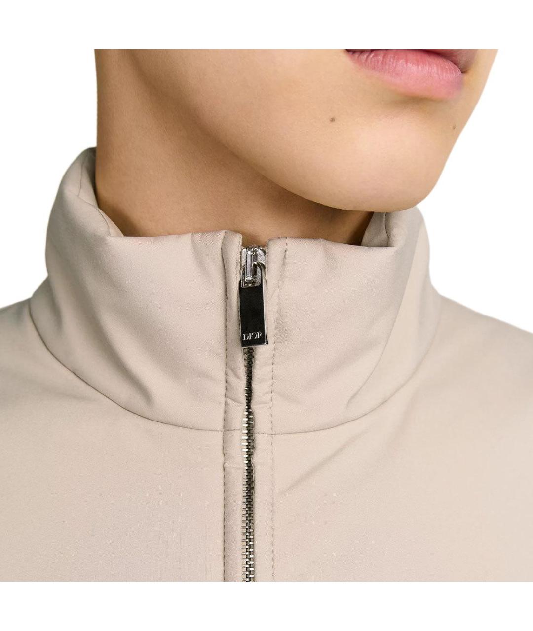 CHRISTIAN DIOR Бежевый жилет, фото 5