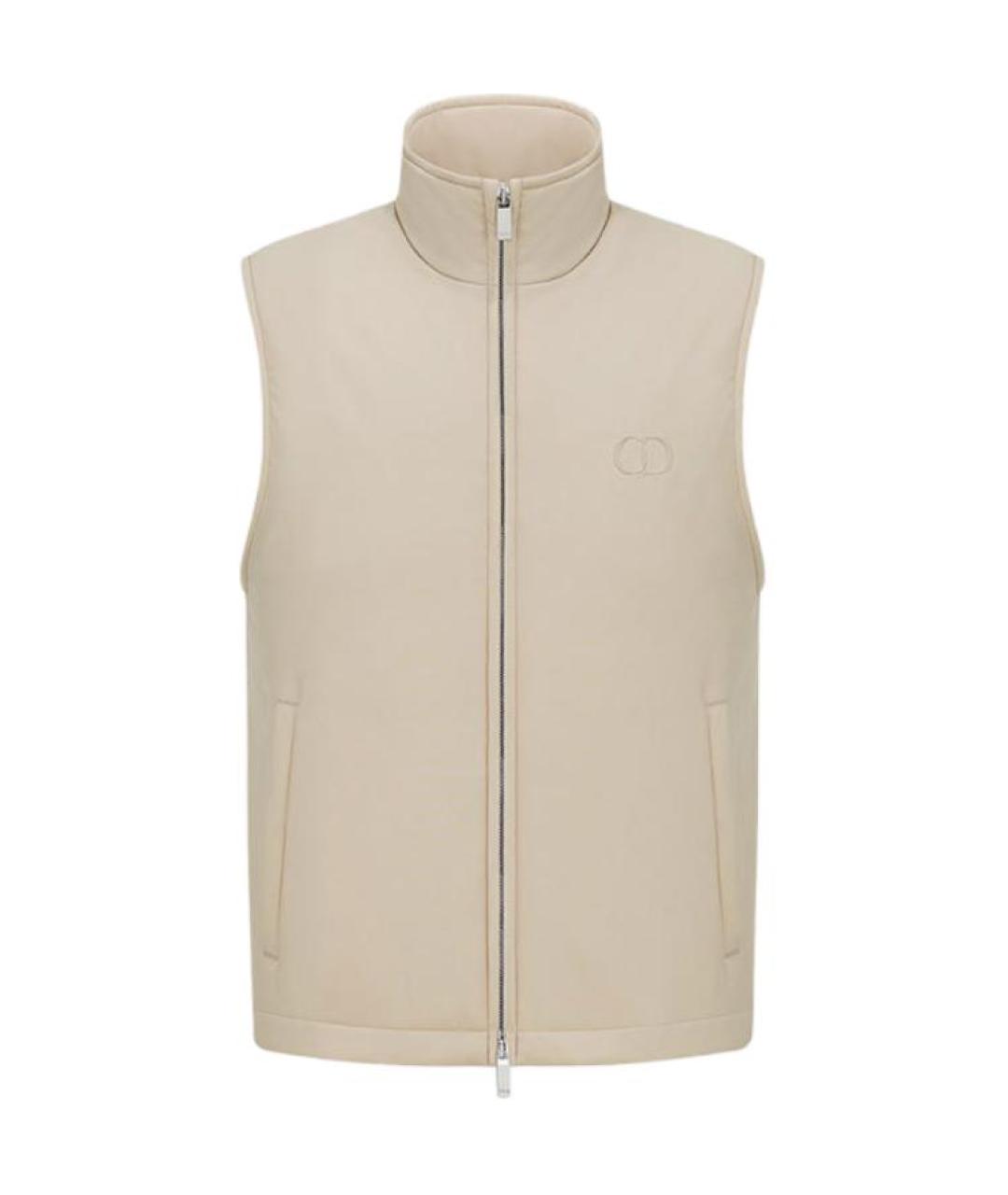 CHRISTIAN DIOR Бежевый жилет, фото 1