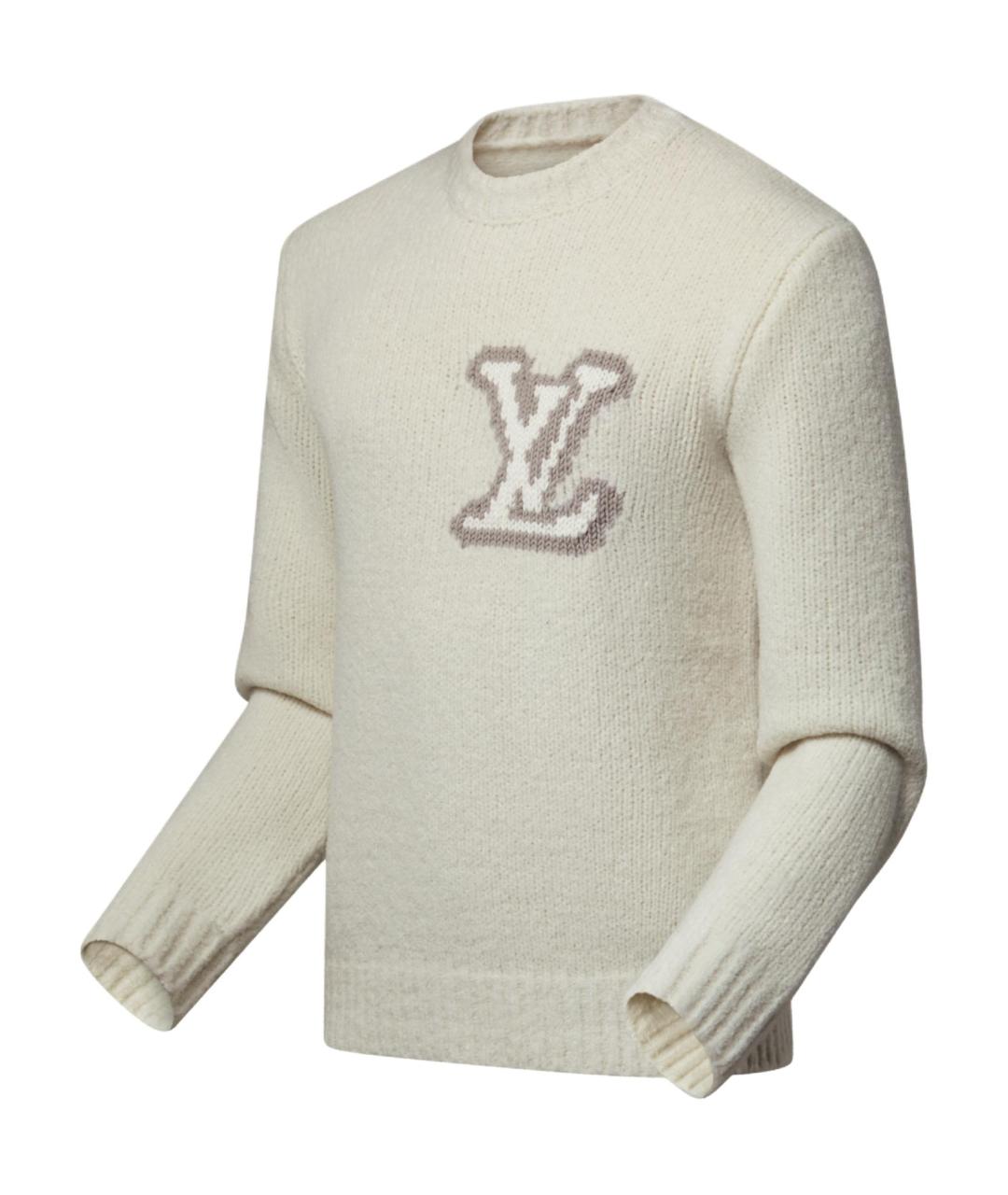 LOUIS VUITTON Бежевый джемпер / свитер, фото 3