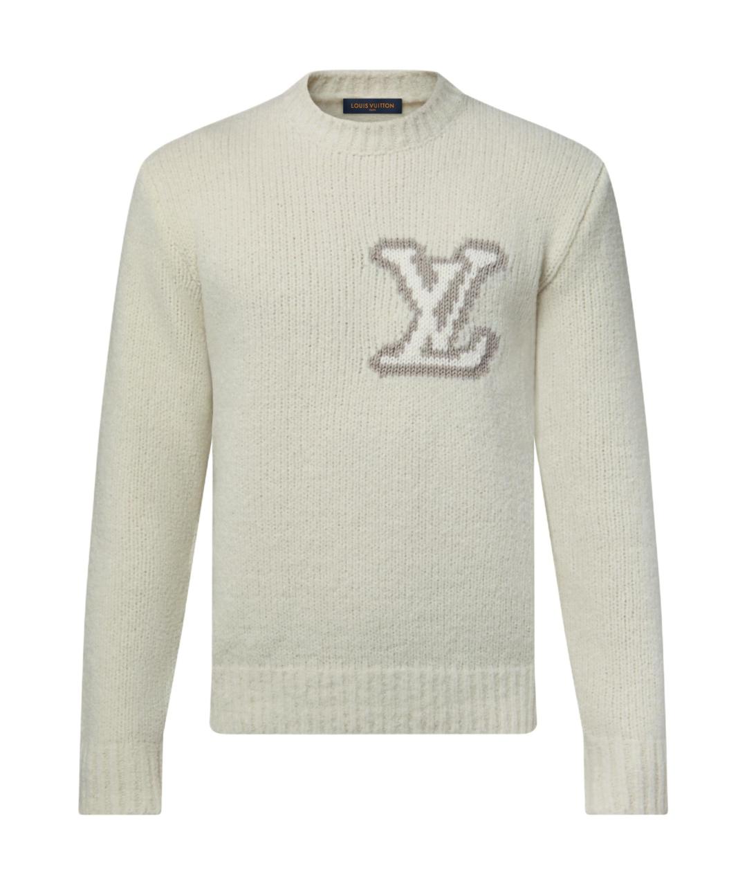LOUIS VUITTON Бежевый джемпер / свитер, фото 1