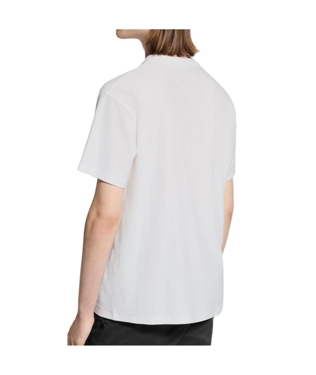 LOUIS VUITTON Белая хлопковая футболка, фото 4