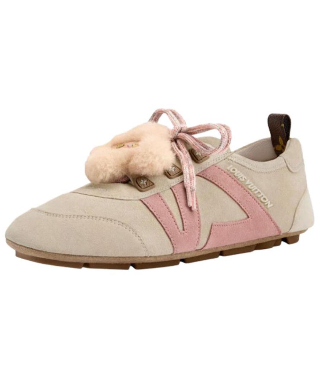 LOUIS VUITTON Кожаные кроссовки, фото 3