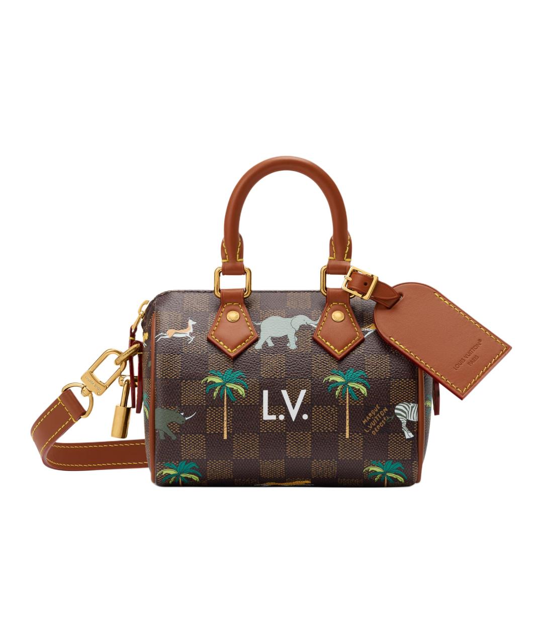 LOUIS VUITTON Коричневая сумка на плечо, фото 1