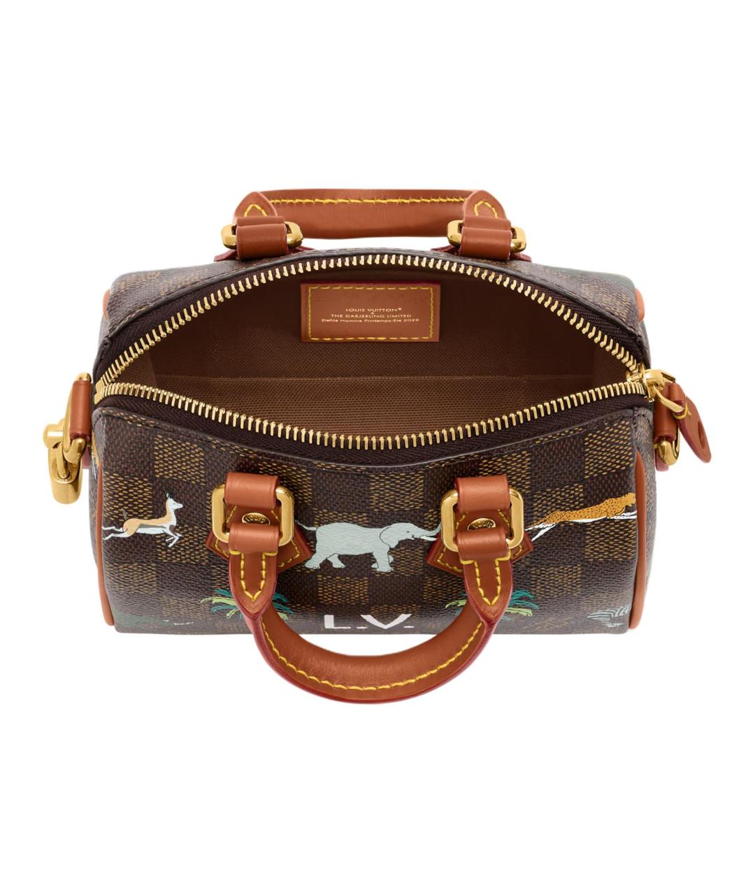LOUIS VUITTON Коричневая сумка на плечо, фото 4