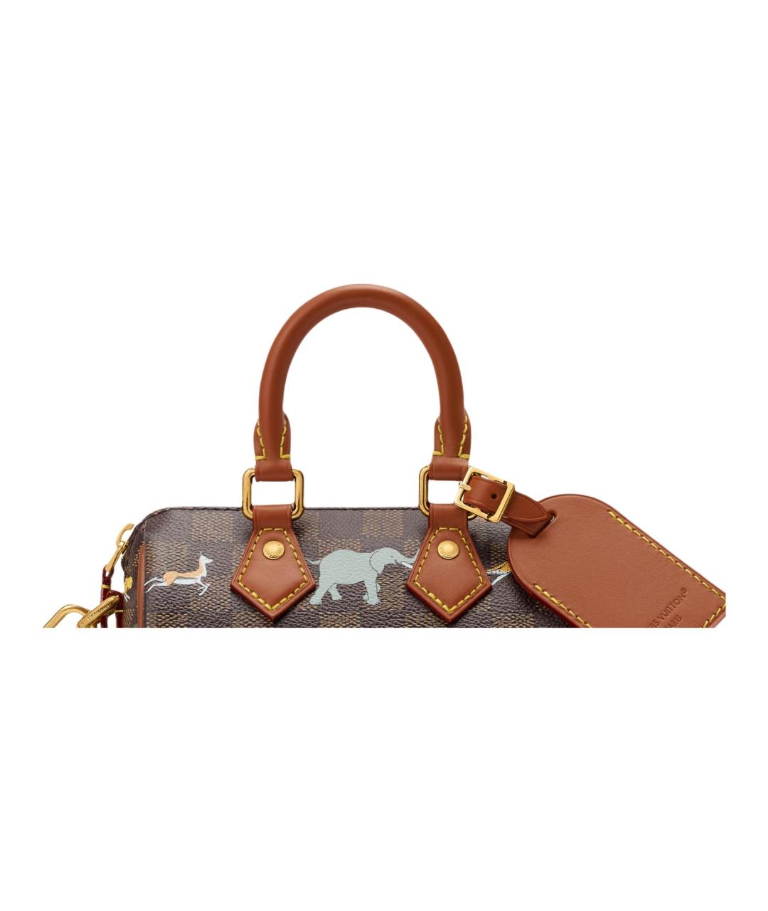 LOUIS VUITTON Коричневая сумка на плечо, фото 5