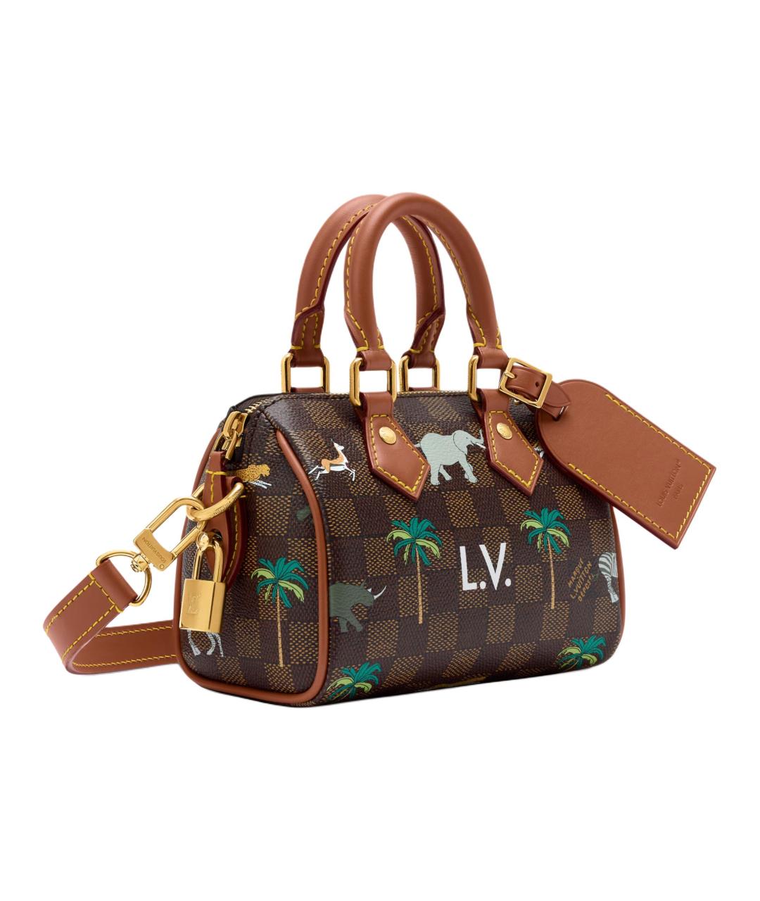 LOUIS VUITTON Коричневая сумка на плечо, фото 2