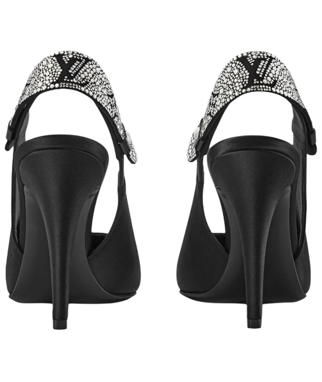 LOUIS VUITTON Черные кожаные туфли, фото 5