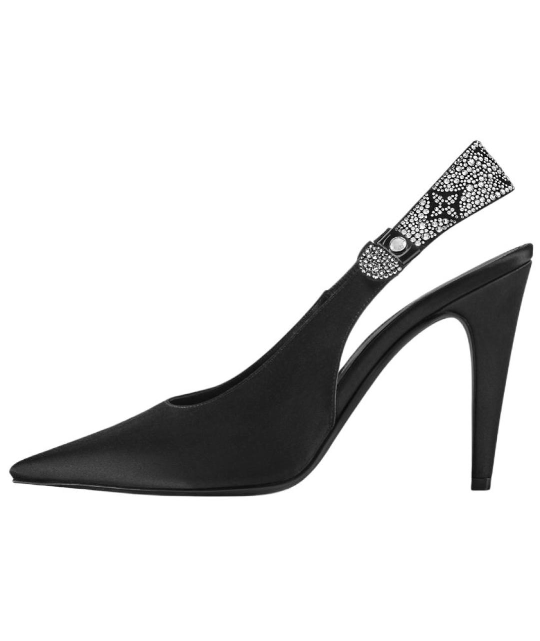 LOUIS VUITTON Черные кожаные туфли, фото 2