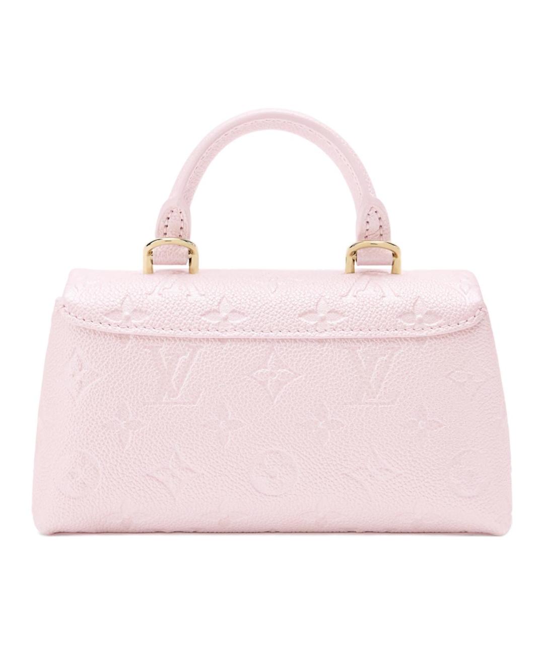 LOUIS VUITTON Розовая кожаная сумка через плечо, фото 3