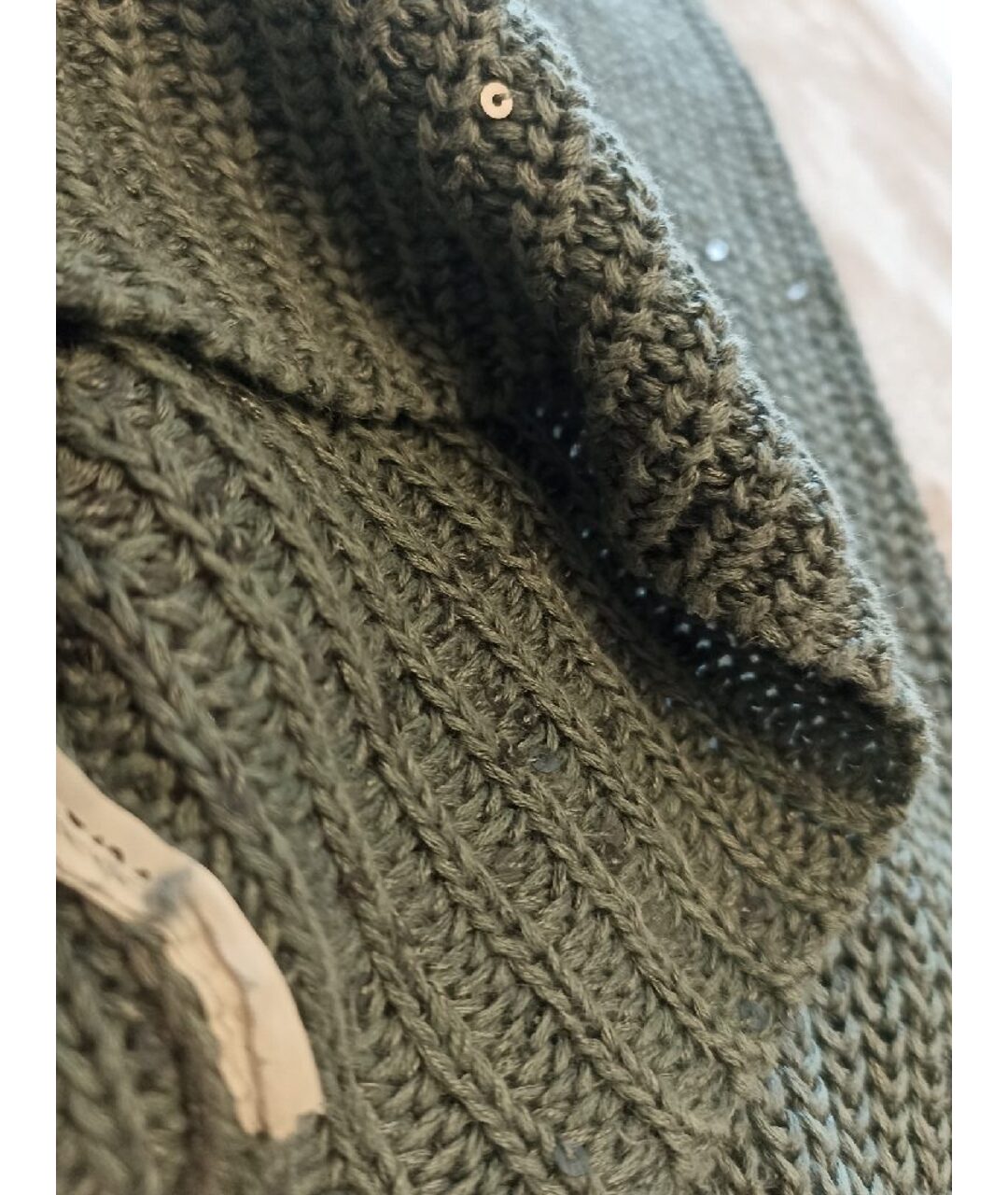 BRUNELLO CUCINELLI Зеленый хлопковый джемпер / свитер, фото 5
