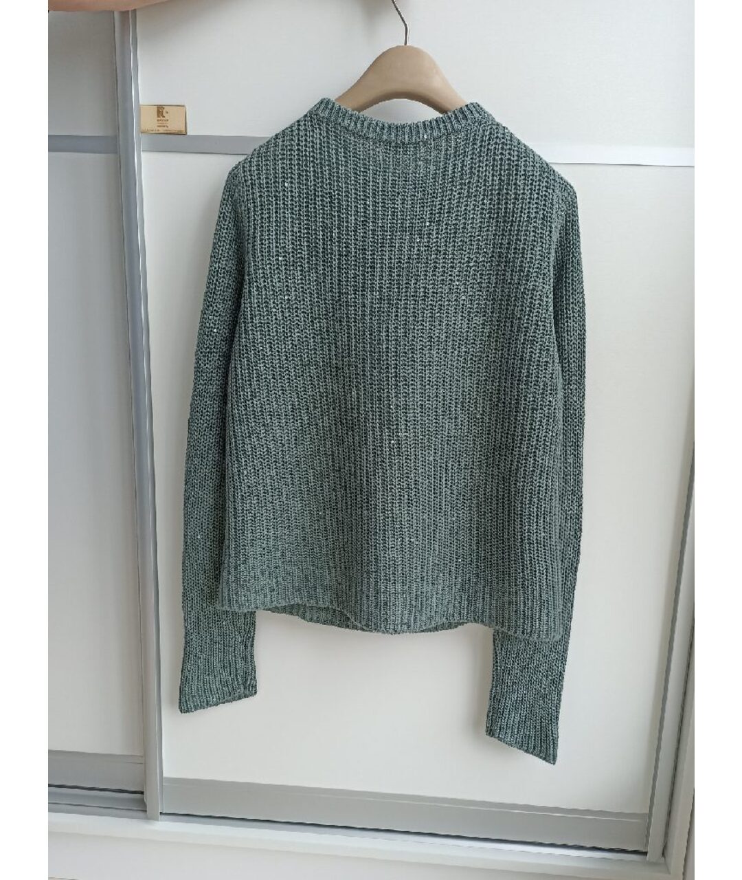 BRUNELLO CUCINELLI Зеленый хлопковый джемпер / свитер, фото 2