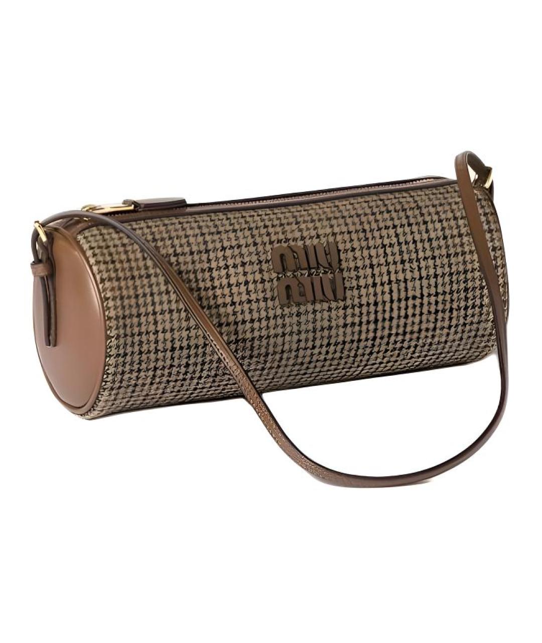 MIU MIU Коричневая сумка через плечо, фото 2