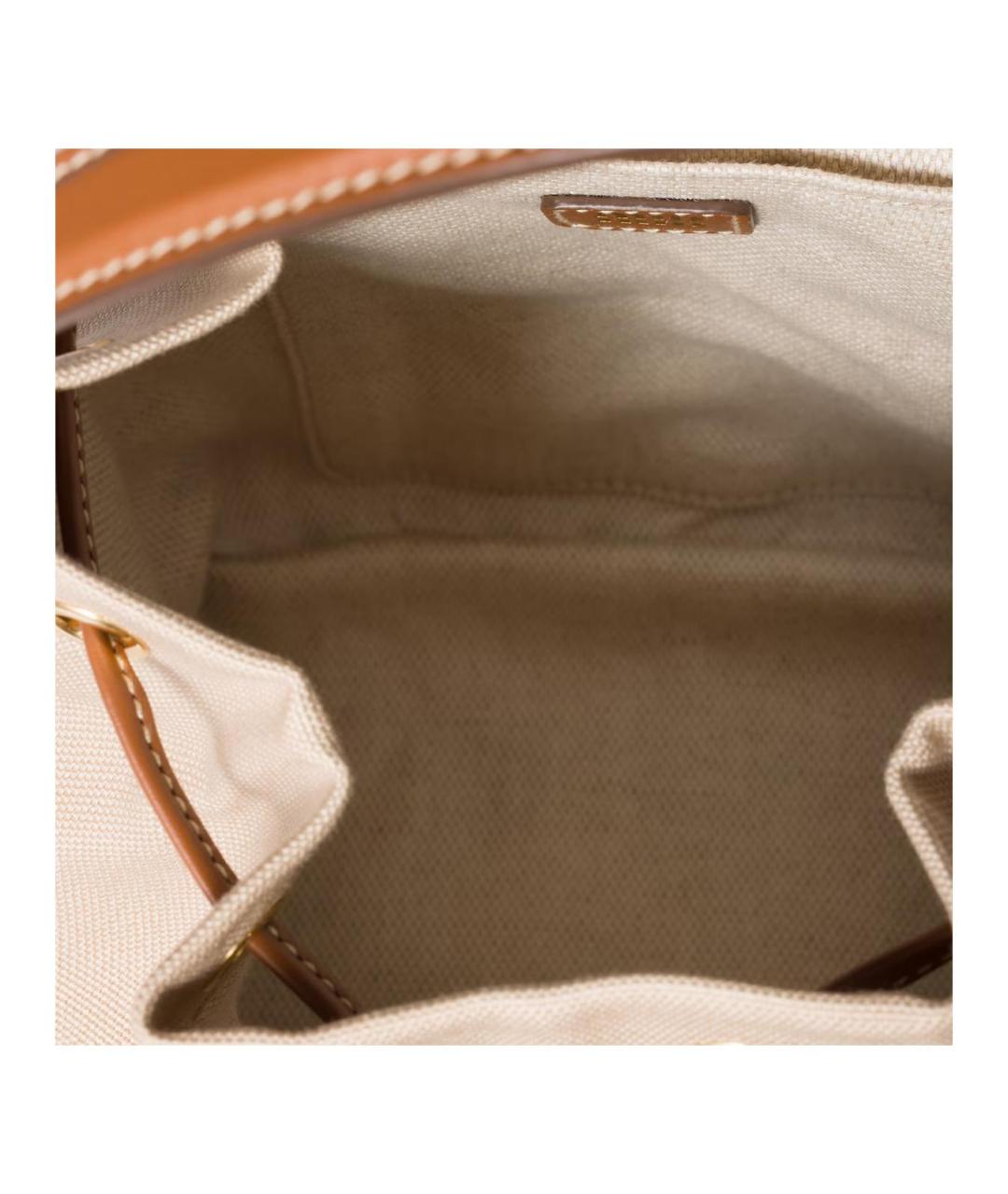 MIU MIU Бежевый рюкзак, фото 4