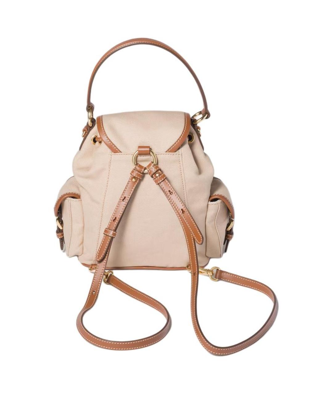 MIU MIU Бежевый рюкзак, фото 3