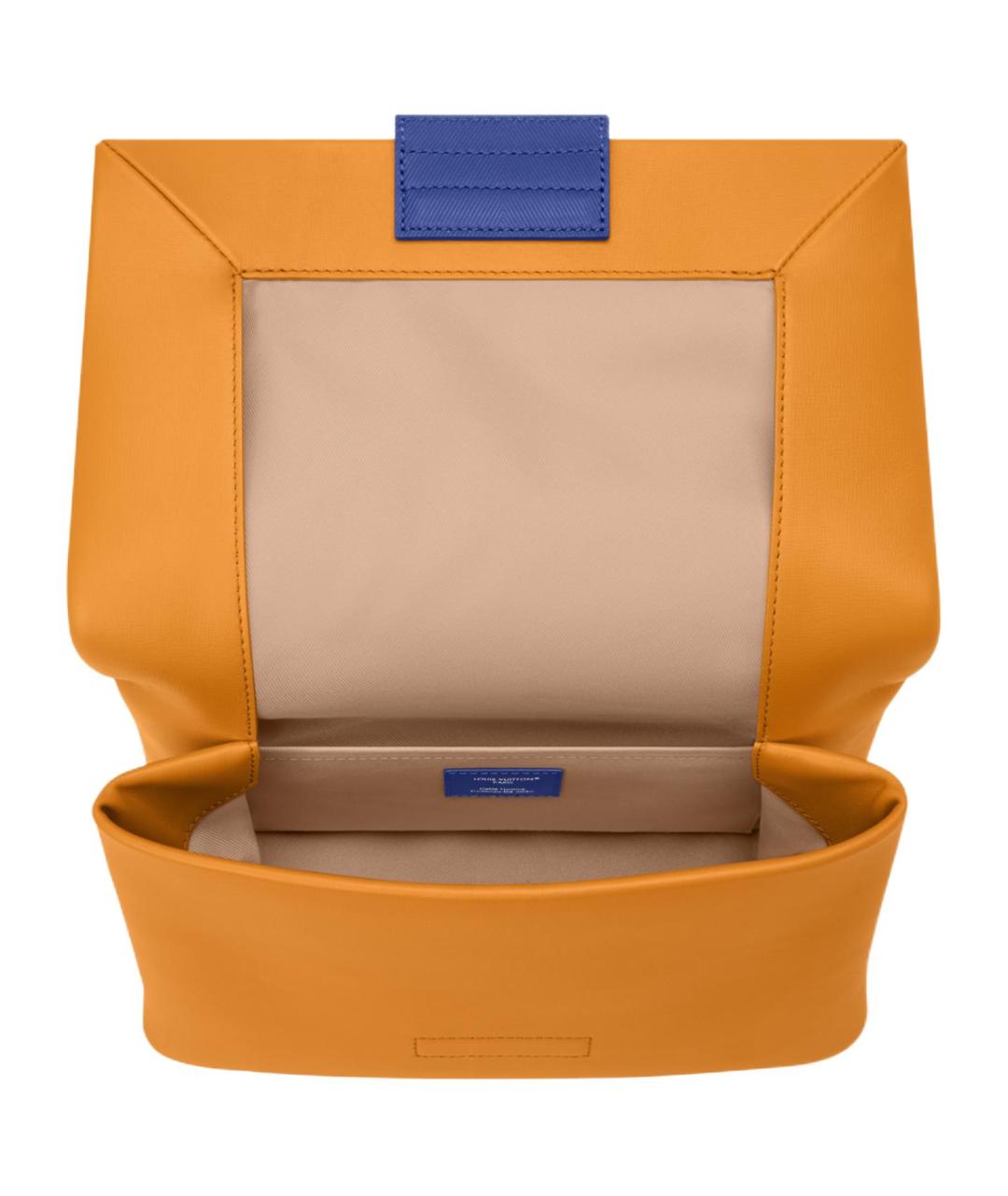 LOUIS VUITTON Желтая кожаная сумка на плечо, фото 4