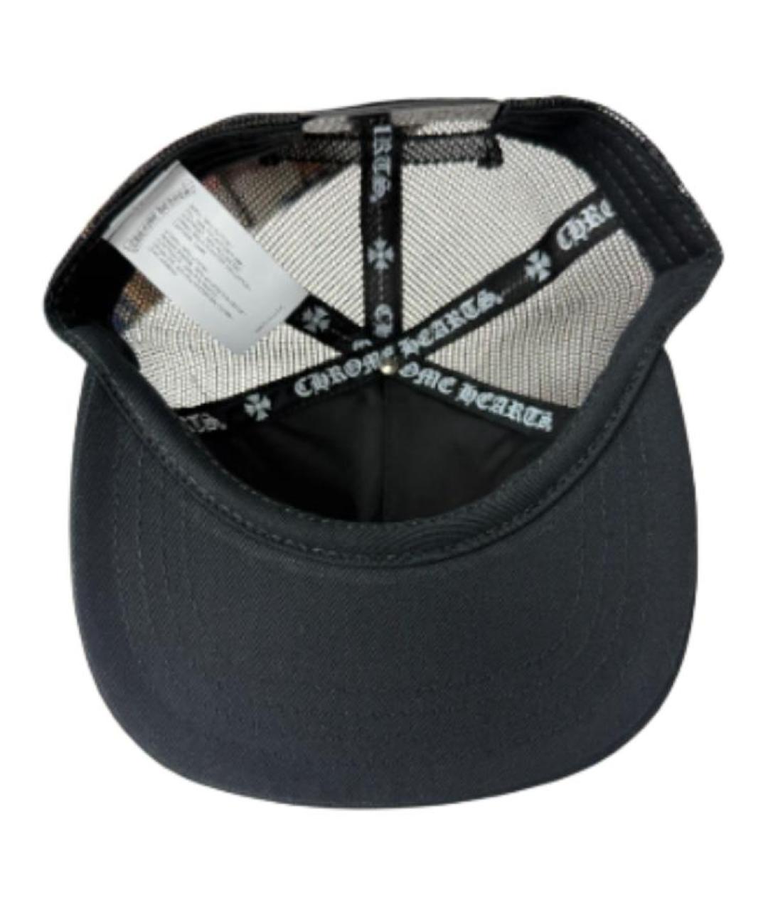 CHROME HEARTS Черная хлопковая кепка, фото 3