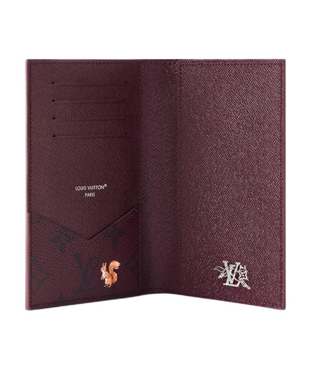 LOUIS VUITTON Бордовая папка для документов, фото 4