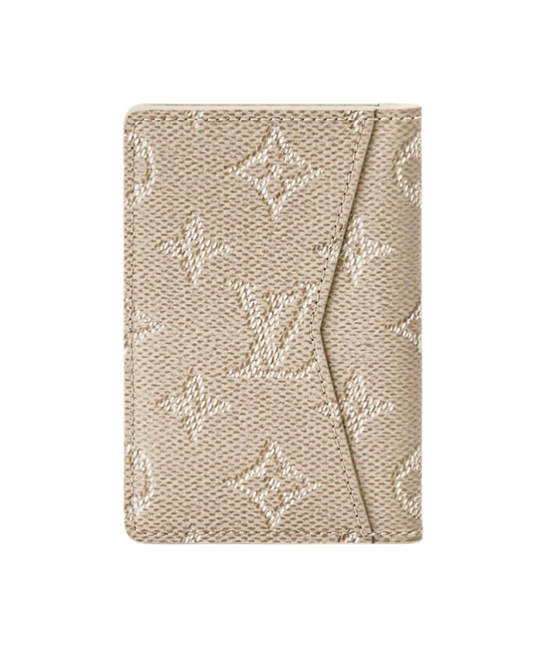 LOUIS VUITTON Бежевый кошелек, фото 3