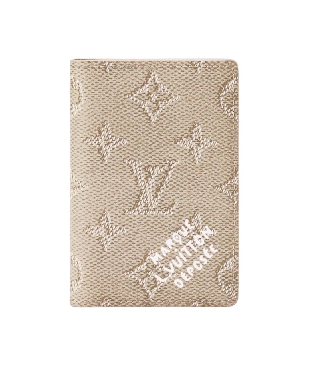 LOUIS VUITTON Бежевый кошелек, фото 1